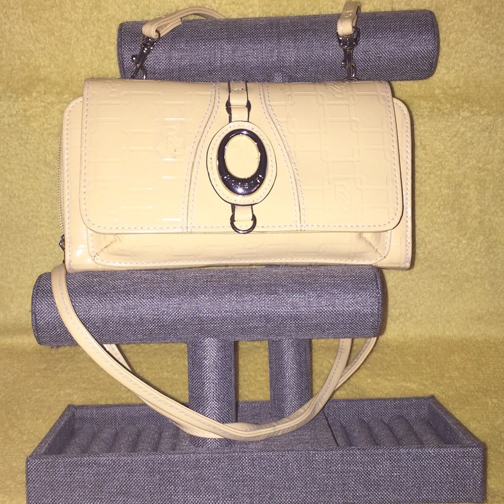 Rosetta Yellow Trifold Wallet Purse/Clutch